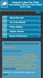 Mobile Screenshot of canyonlakecarclub.com